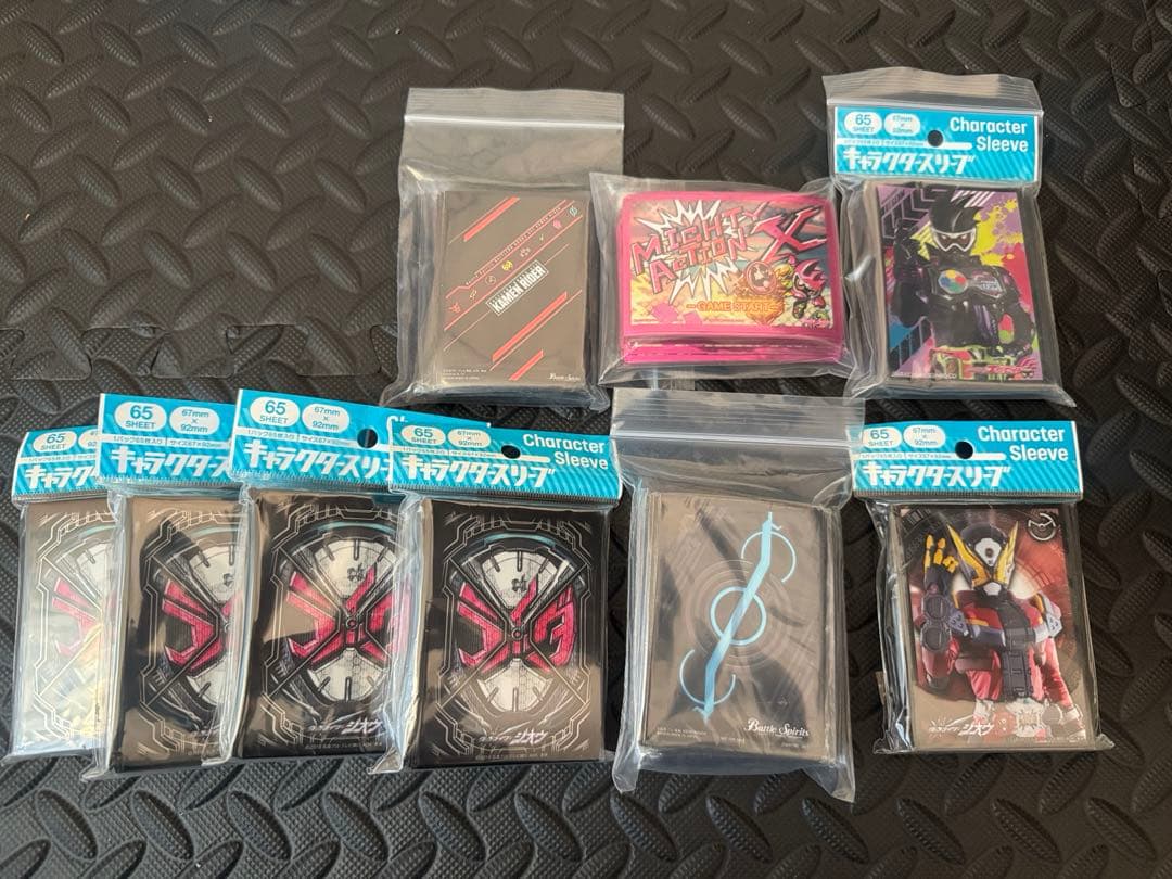 h*!様 仮面ライダー　スリーブ　ゲンム　マイティアクションX ゲイツ　ジオウ