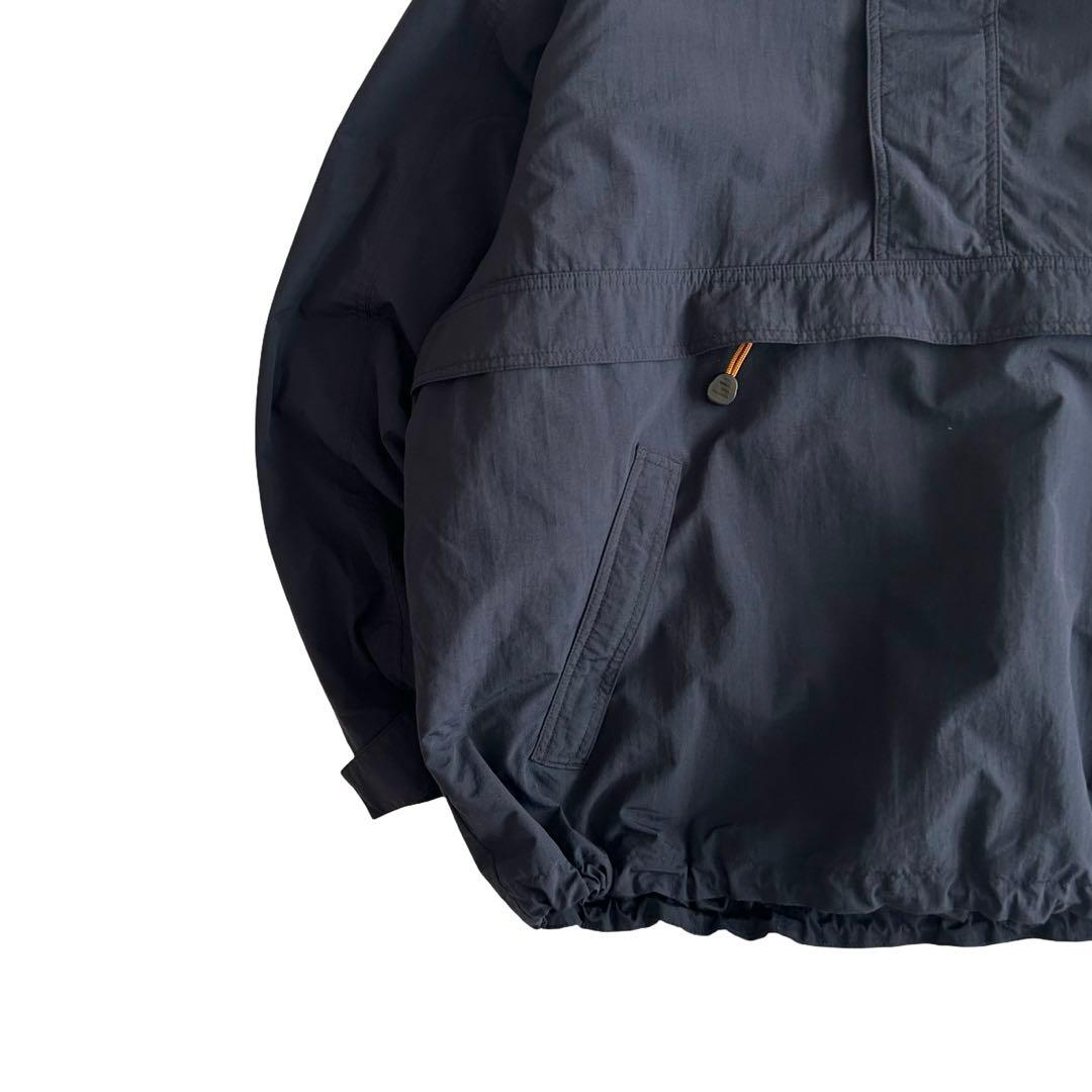 【希少】90s エディーバウアー 中綿フリース プルオーバージャケット 短丈L