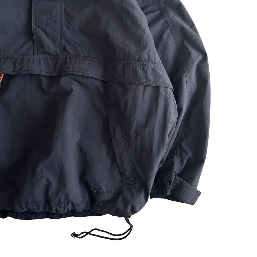 【希少】90s エディーバウアー 中綿フリース プルオーバージャケット 短丈L