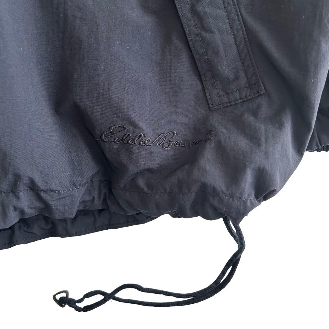 【希少】90s エディーバウアー 中綿フリース プルオーバージャケット 短丈L