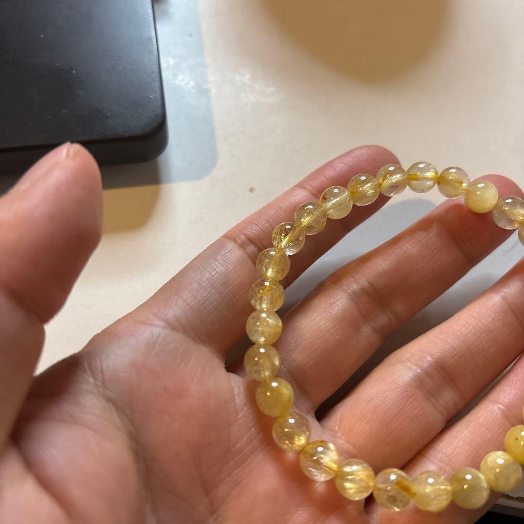 めちゃ綺麗！ゴールドルチルクオーツ！ズーンとくる！