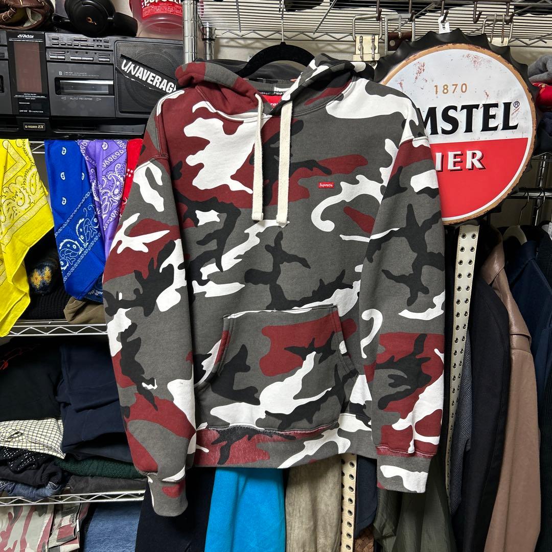 kazu様BE:FIRST sota様着用 supreme カモ柄 短丈パーカー