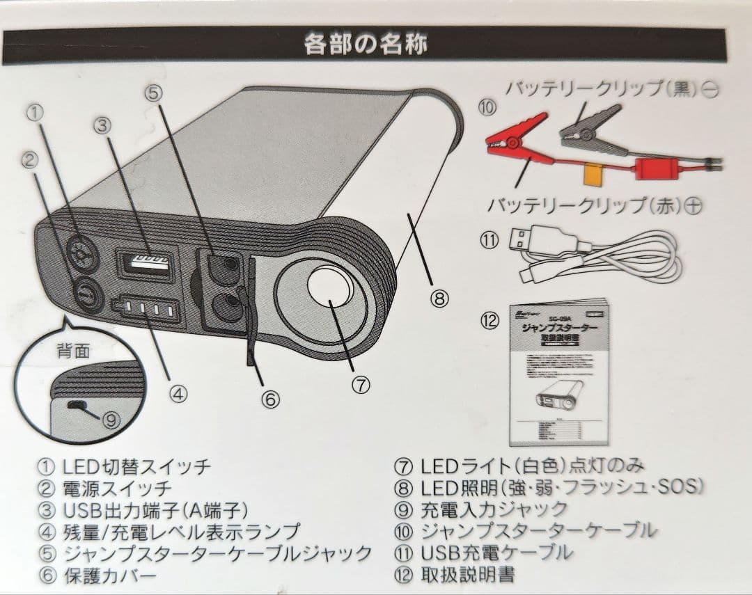 大事工業SG-09A ジャンプスターター 400A 新品/未使用