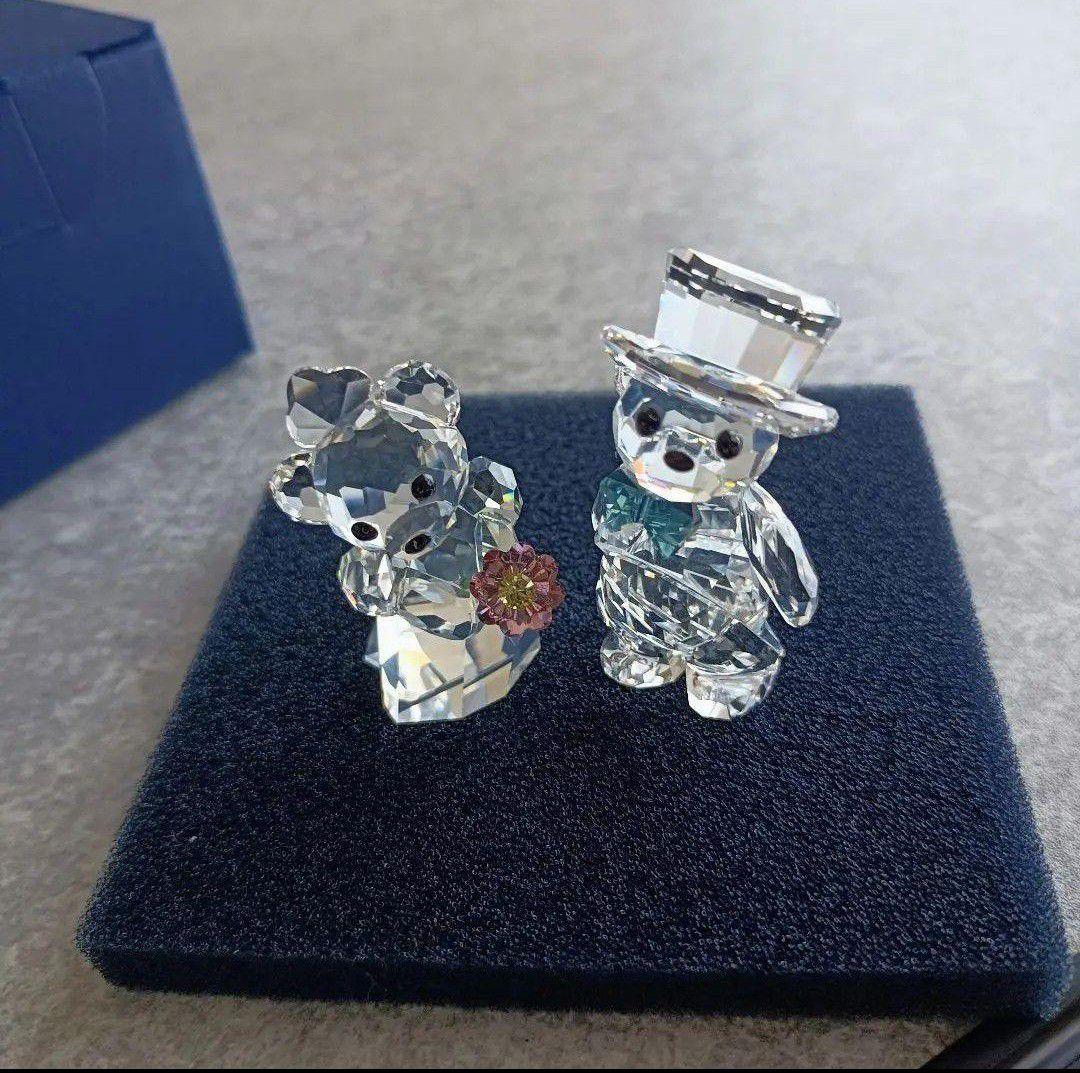 プレゼントに【クリスベア あなたとわたし☘】SWAROVSKI スワロフスキー