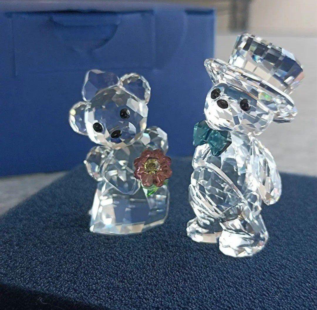 プレゼントに【クリスベア あなたとわたし☘】SWAROVSKI スワロフスキー