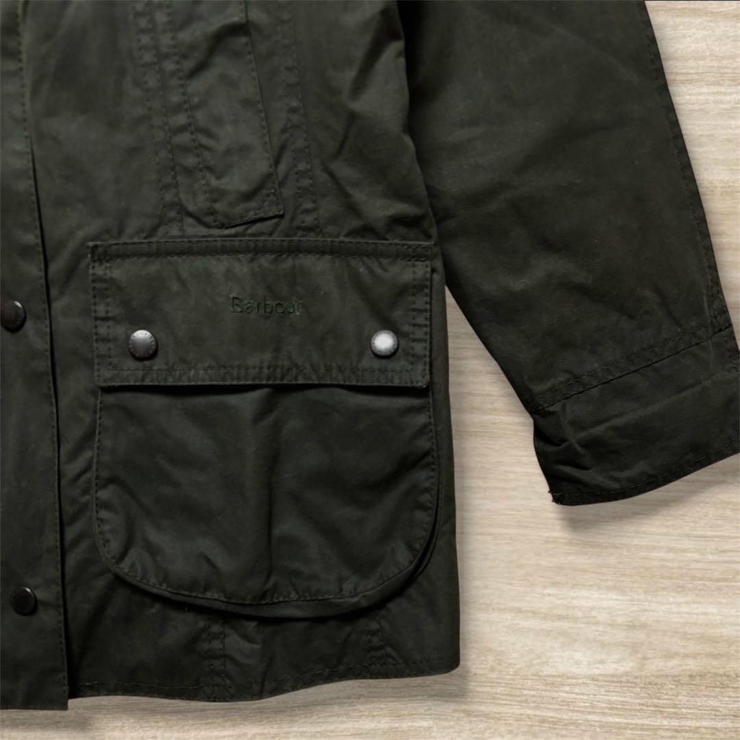 極美品 バブアー ビデイル ビードネル セージグリーン S