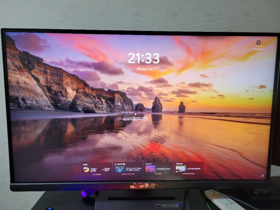 ASUS ROG STRIX XG27AQC ゲーミングモニター 本体