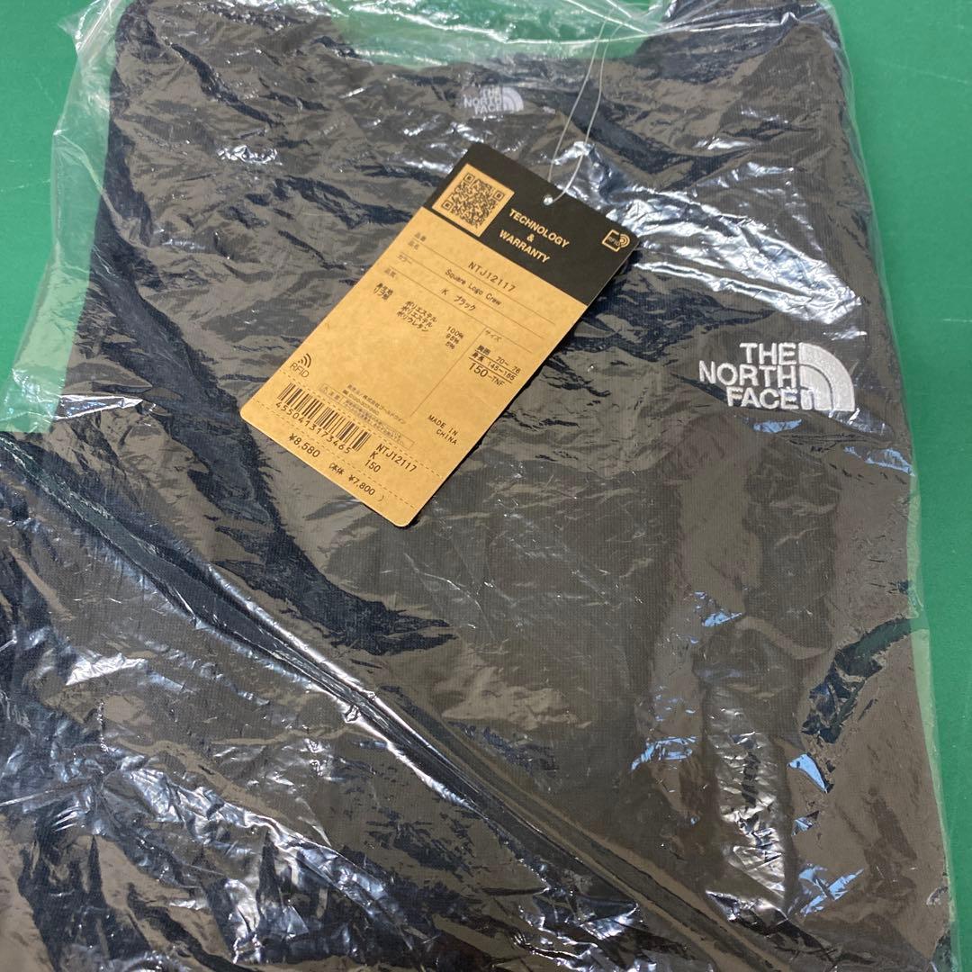 THE NORTH FACEスクエアロゴトレーナー ブラック 150 他1枚