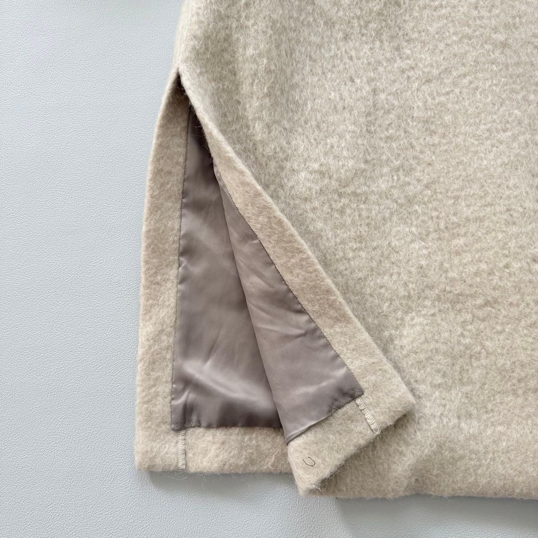 美品　SLOBE IENA スローブイエナ モヘヤシャギーコート　ロング　ベルト