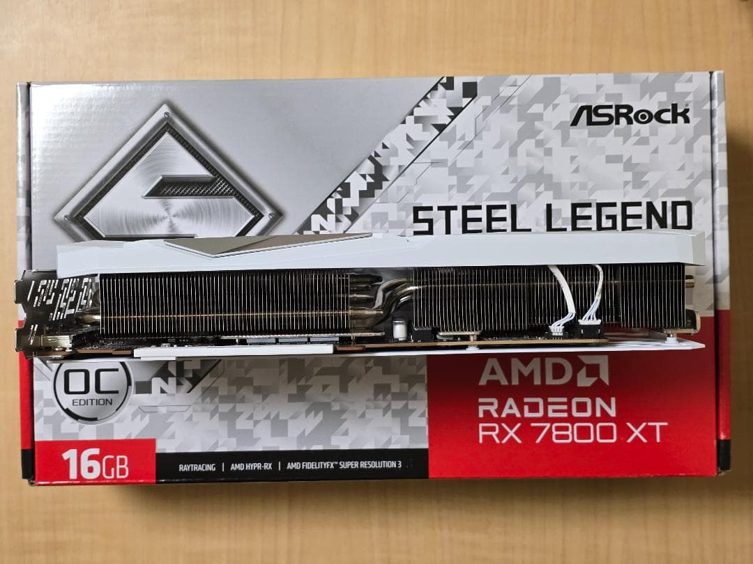 グラフィックボード・グラボ・ビデオカード Radeon RX 7800XT Steel Legend 16G OC