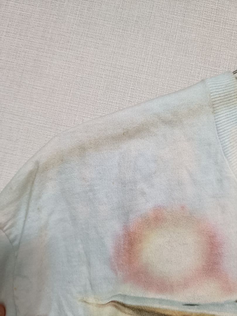 訳あり　スターウォーズ 　リキッドブルー 半袖Tシャツ タイダイ柄