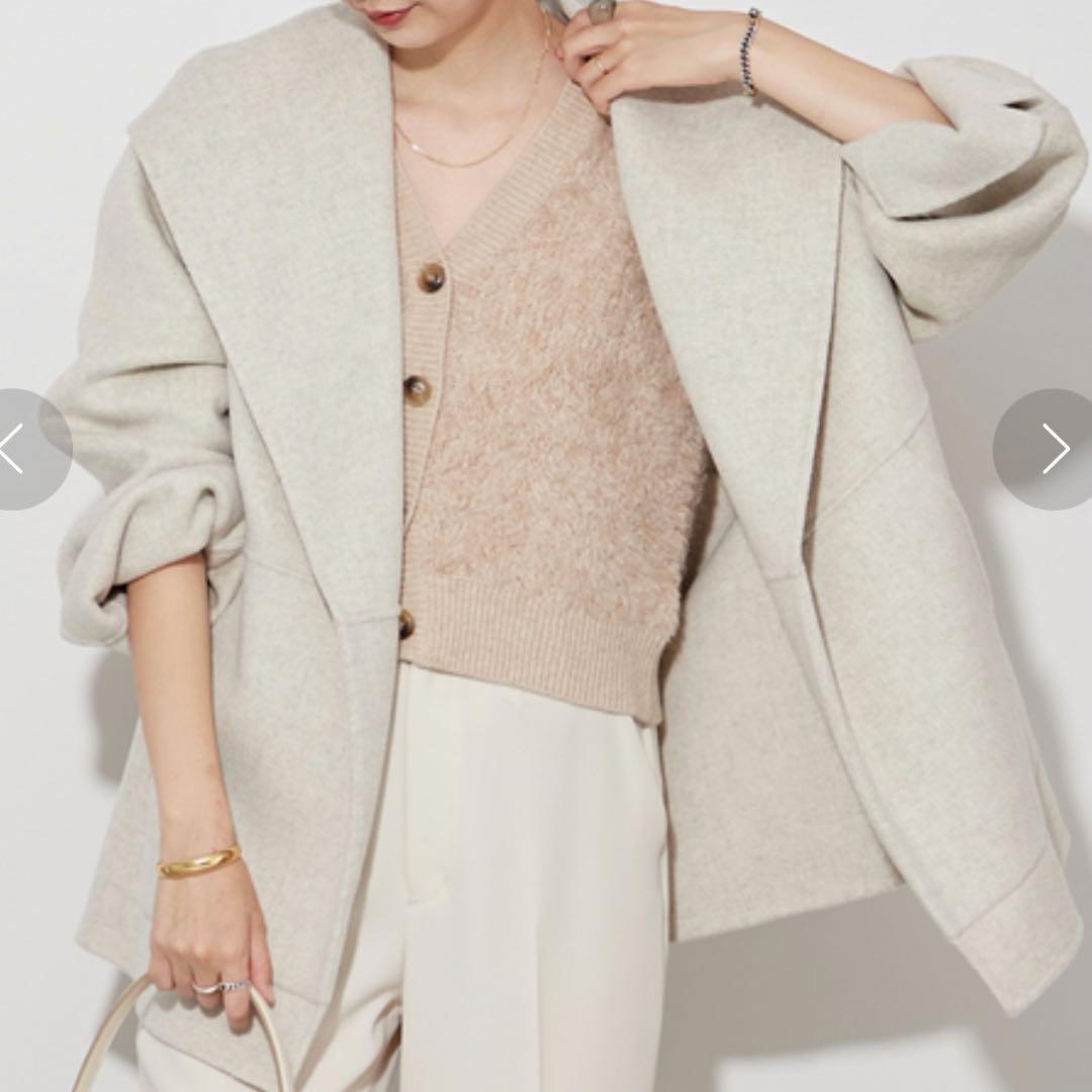 綺麗　定価55.000 plage ハミルトンコート　ミドル丈　36