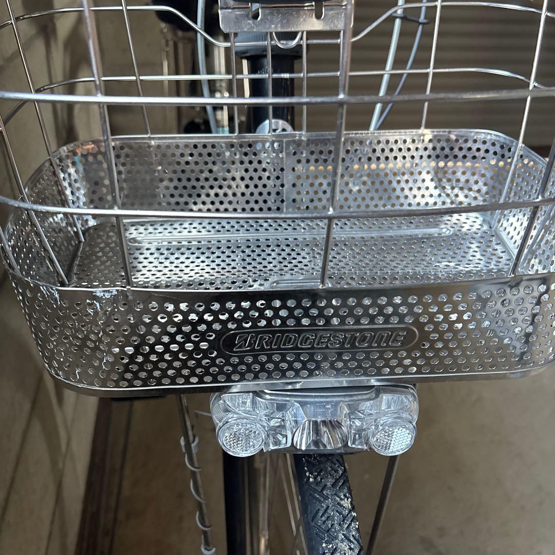 ブリジストン通学シティサイクル ブラック アルベルト27インチ変速付