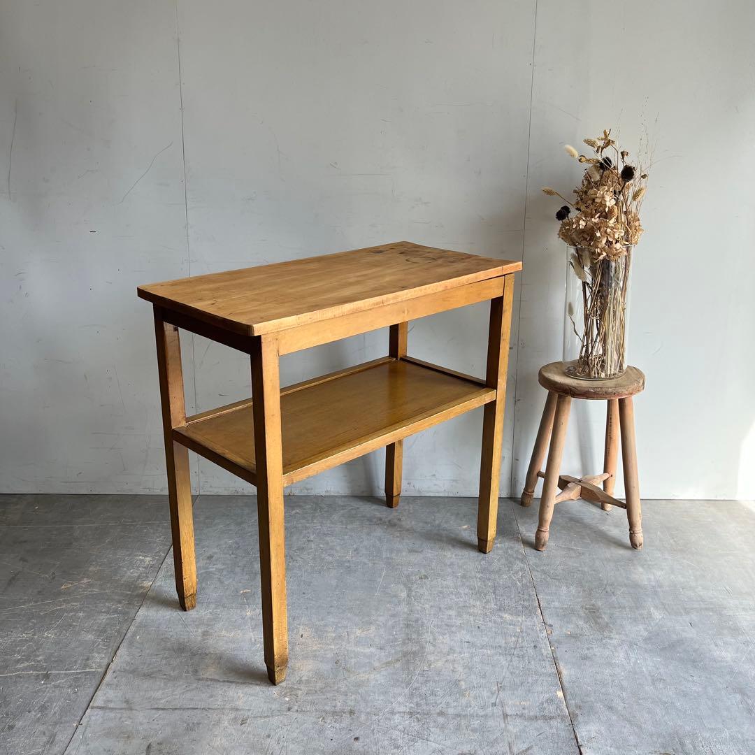 ヴィンテージ サイドテーブル 展示台 昭和レトロ z543