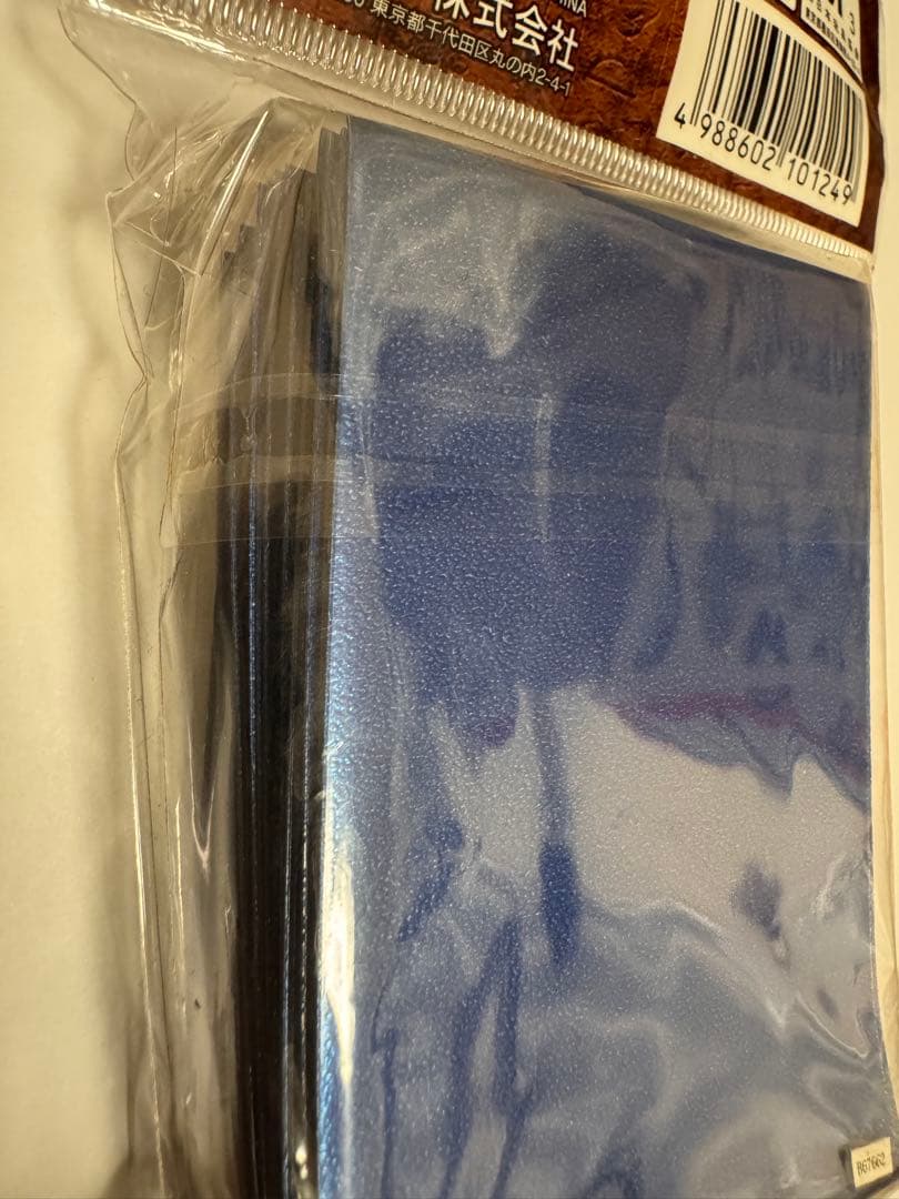 遊戯王 初期ロゴ スリーブ メタリックブルー 未開封 100枚