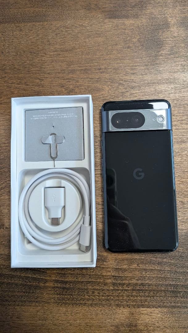 美品☆ Google Pixel 8 Obsidian 256GB SIMフリー