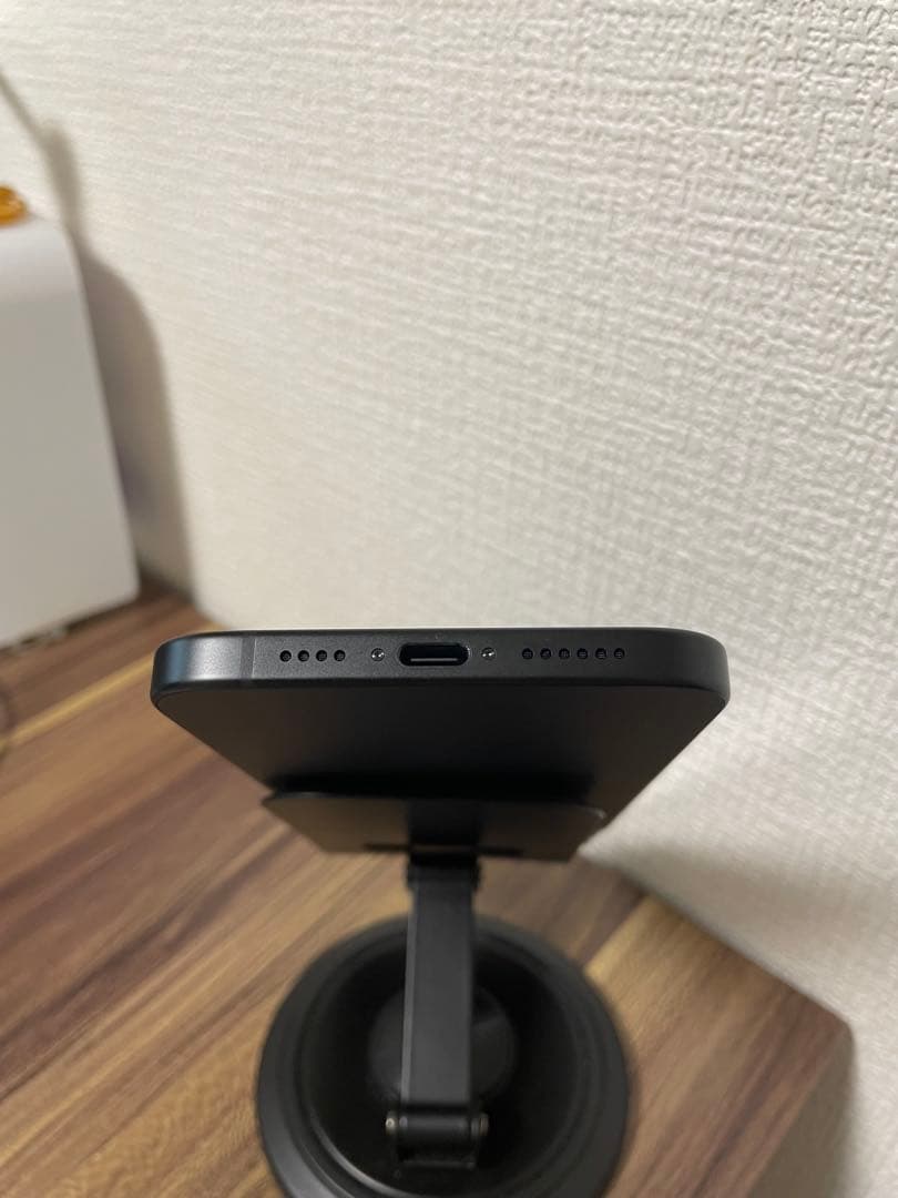 M5【即日発送】バッテリー100%iPhone15Plus ブラック128GB