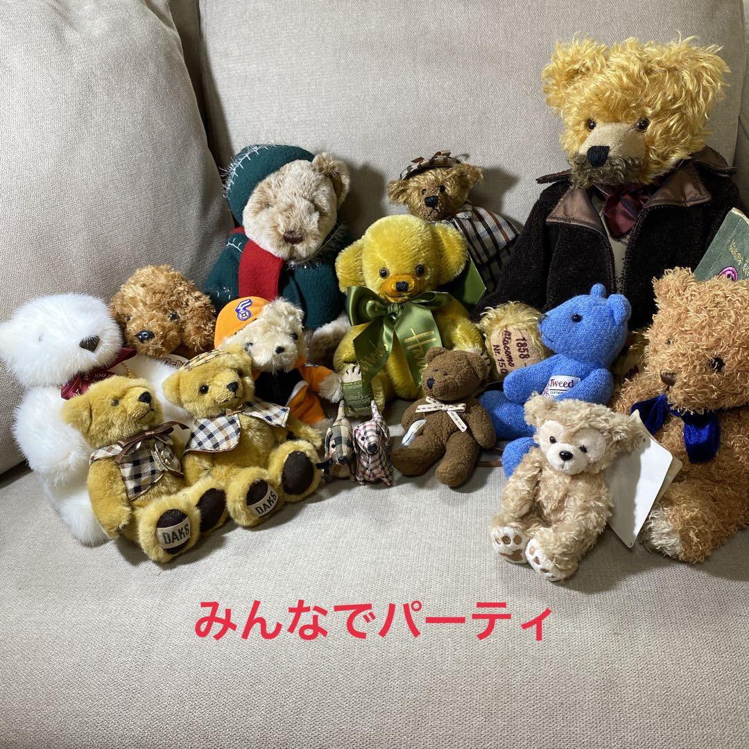 イギリス　メリーソート社　ハロッズテディベア　チーキー　アンティーク