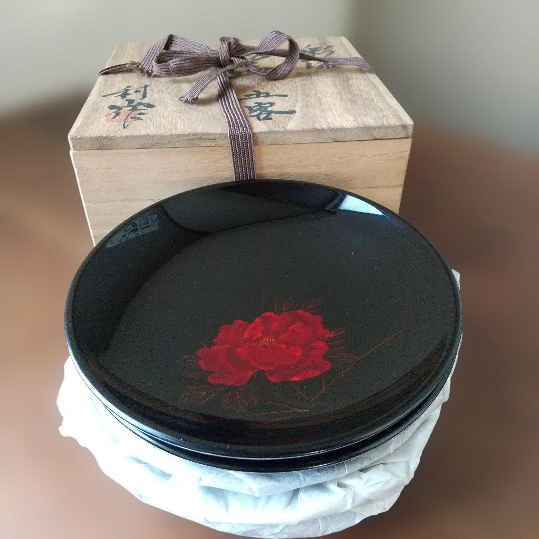 漆器 銘々皿 五客 桐箱入り