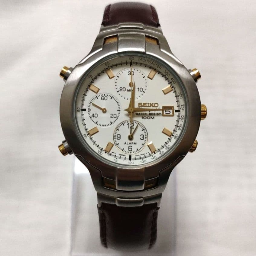 SEIKO セイコー クロノグラフ 7T32-7G90 クォーツ式 メンズ