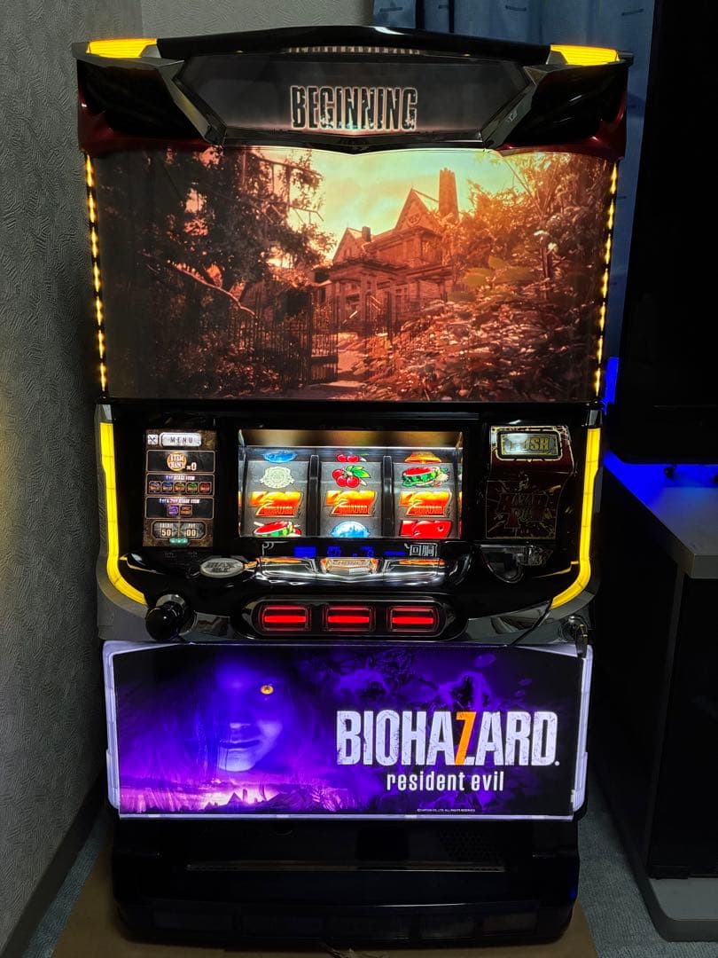 パチスロ バイオハザード7 レジデントイービル 実機 6号機 家庭用セット