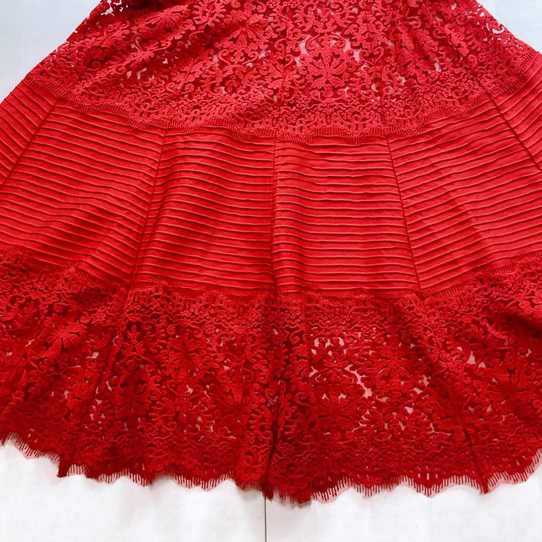 極美品 タダシショージ 日本未発売 ロングドレス コードレース シースルー