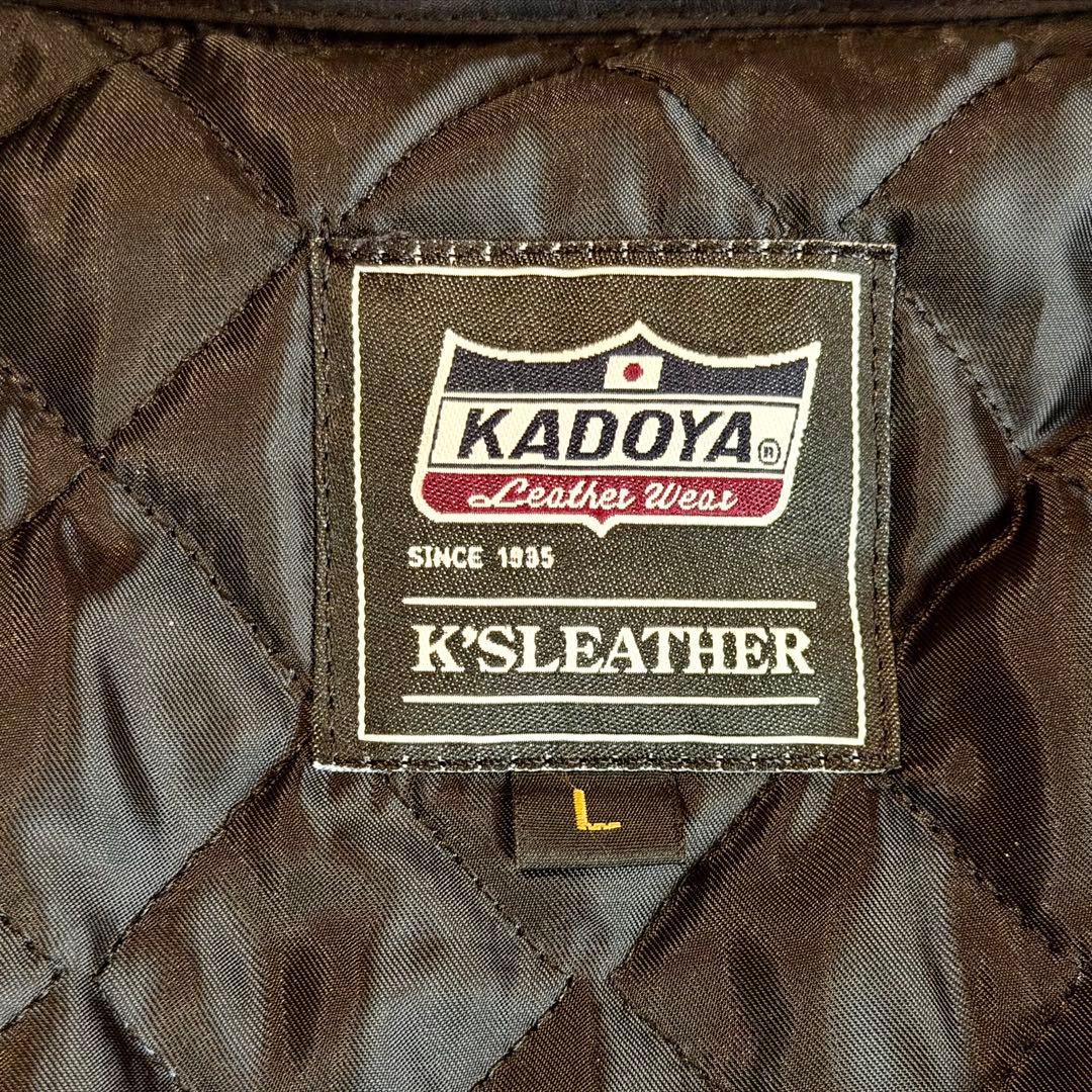 【美品】カドヤ　シングルライダース　L