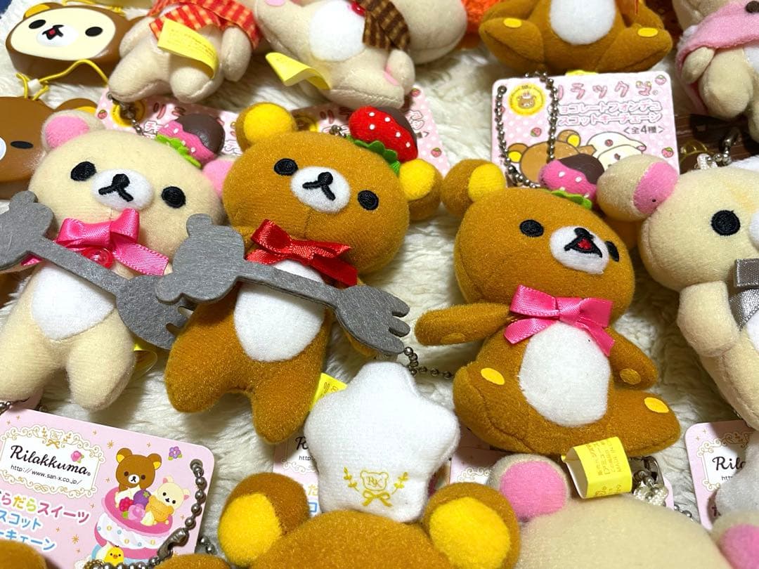 リラックマ コリラックマ キイロイトリ 平成 レア マスコット チェーン 大量