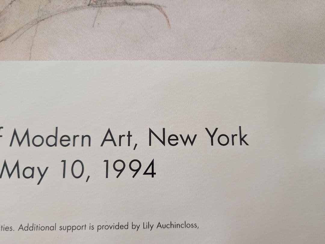 絶版希少ビンテージポスター フランクロイドライト展 1994年 NY近代美術館
