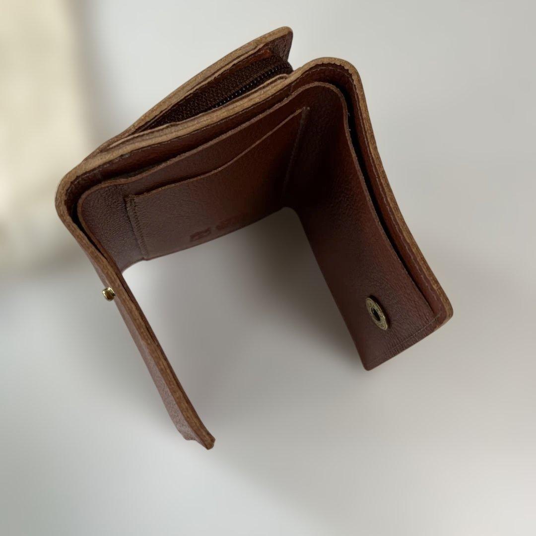 新品 イルビゾンテ 財布 折り財布 スナップ レザー　牛革　未使用