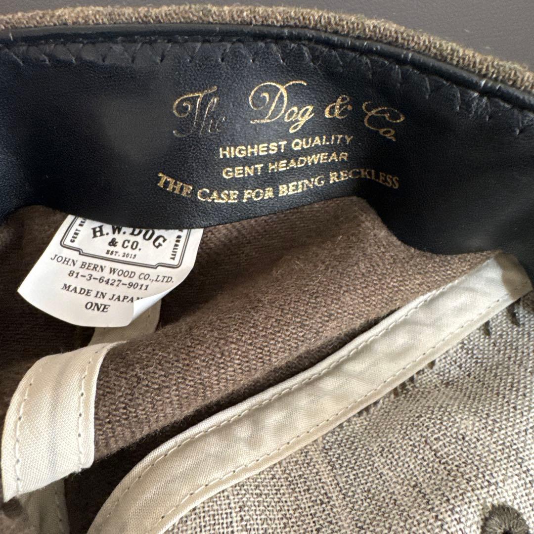 THE H.W.DOG オリーブ色　キャップ
