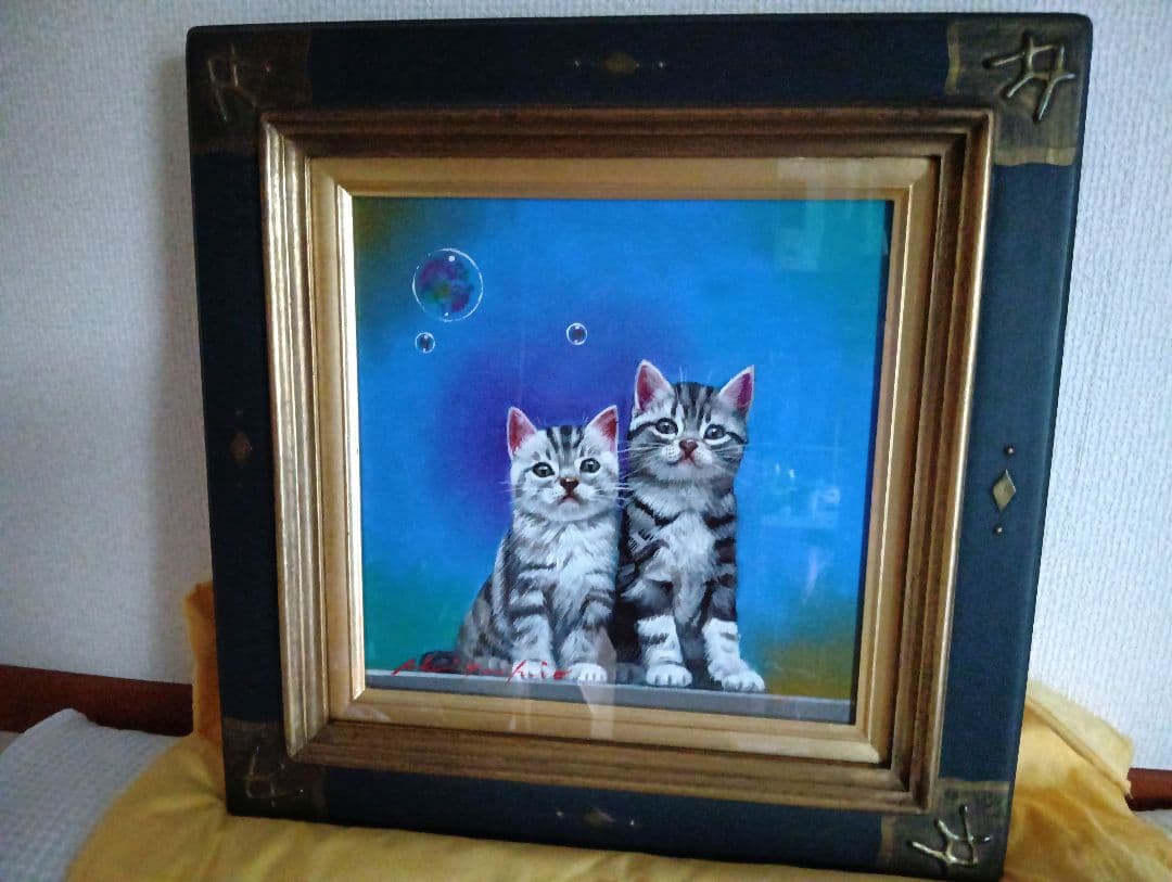 八代亜紀　油彩画S３号