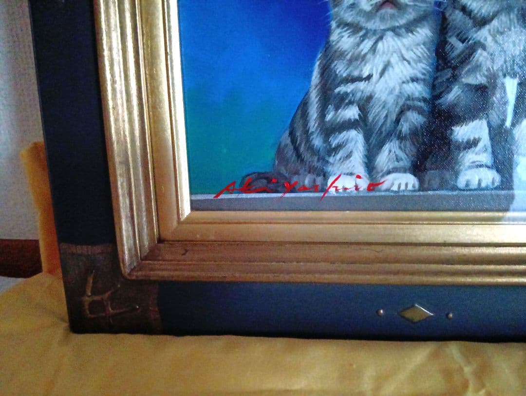 八代亜紀　油彩画S３号