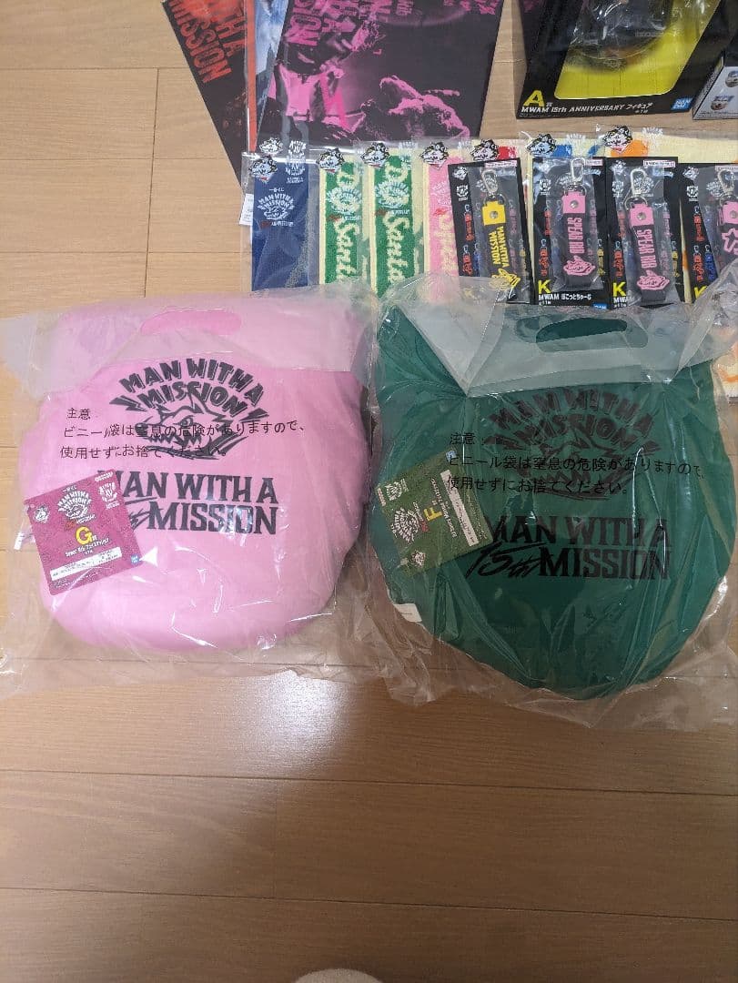 オ*ア様 一番くじ マンウィズ 15th フィギュア フェイスクッション マグネ