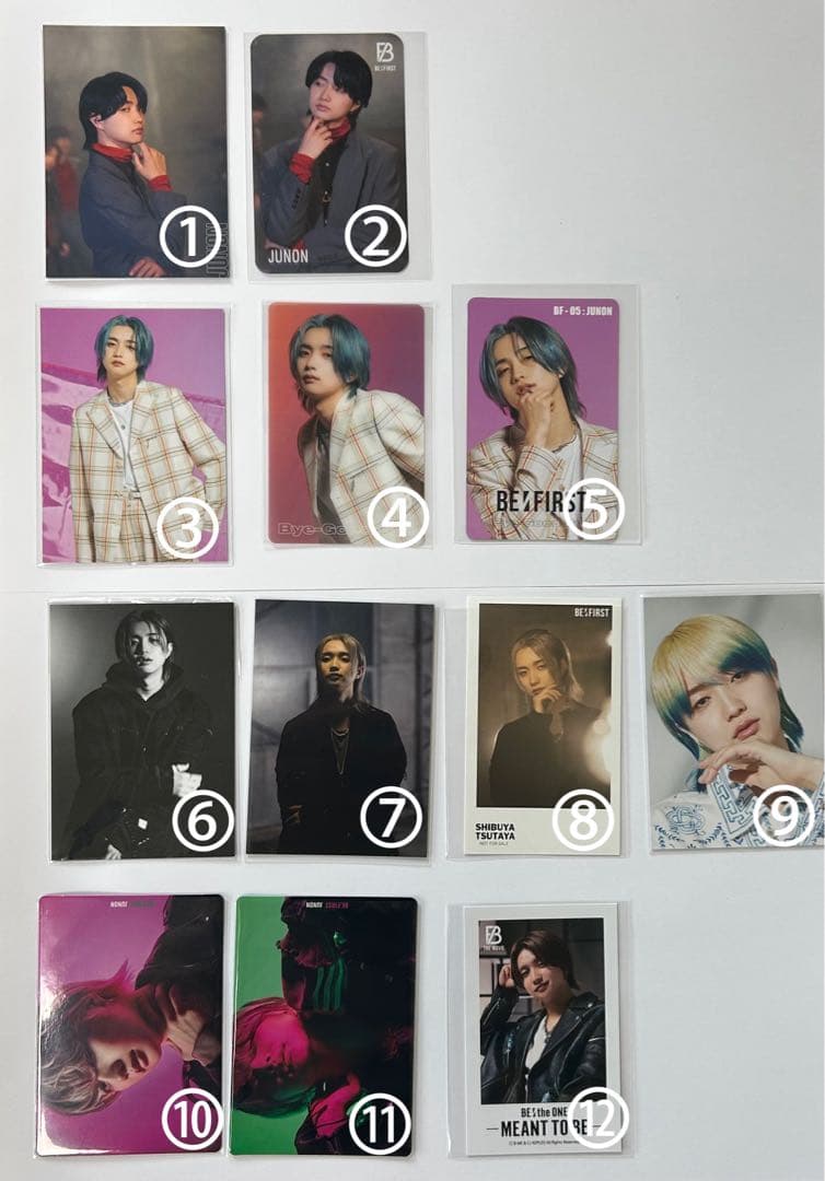 BE:FIRST JUNON トレカ