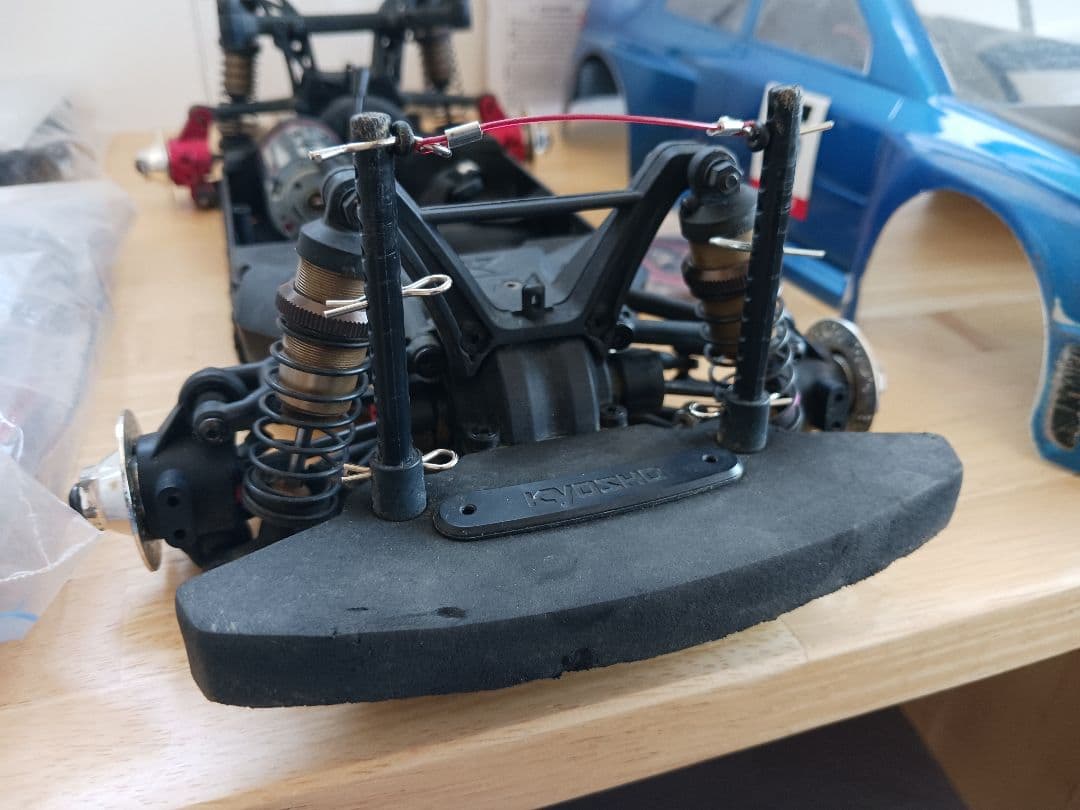 京商フェーザーmk2 ラリー仕様 ビッグボアダンパー他オプション多数 メカレス