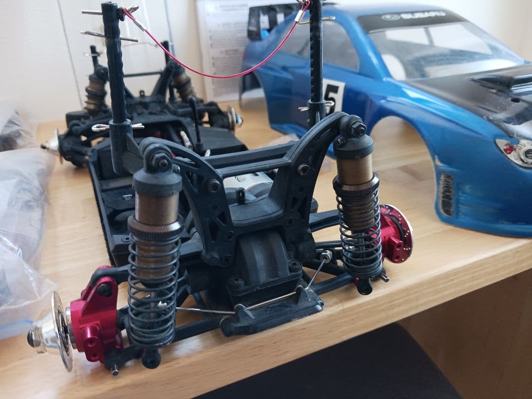 京商フェーザーmk2 ラリー仕様 ビッグボアダンパー他オプション多数 メカレス