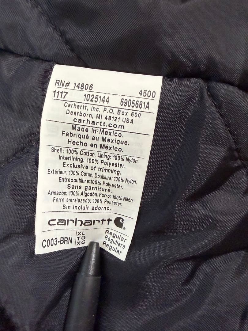 早い者勝ち26日まで！Carhartt トラディショナルジャケットXL C003