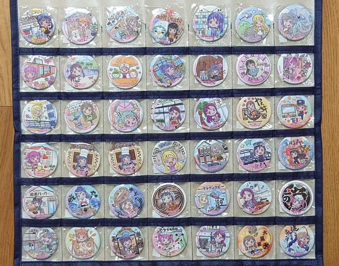 ラブライブ! サンシャイン!! まちあるき 缶バッチ & スクエア缶 156個