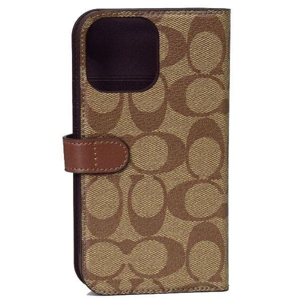 COACH シグネチャー iPhone13PRO 専用 カーキ C8024