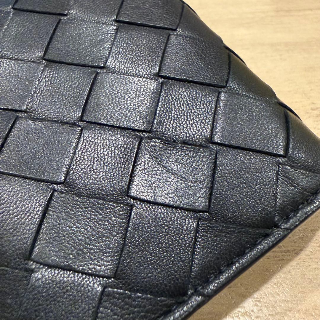 ボッテガヴェネタ BOTTEGAVENETA 財布 二つ折りブラック