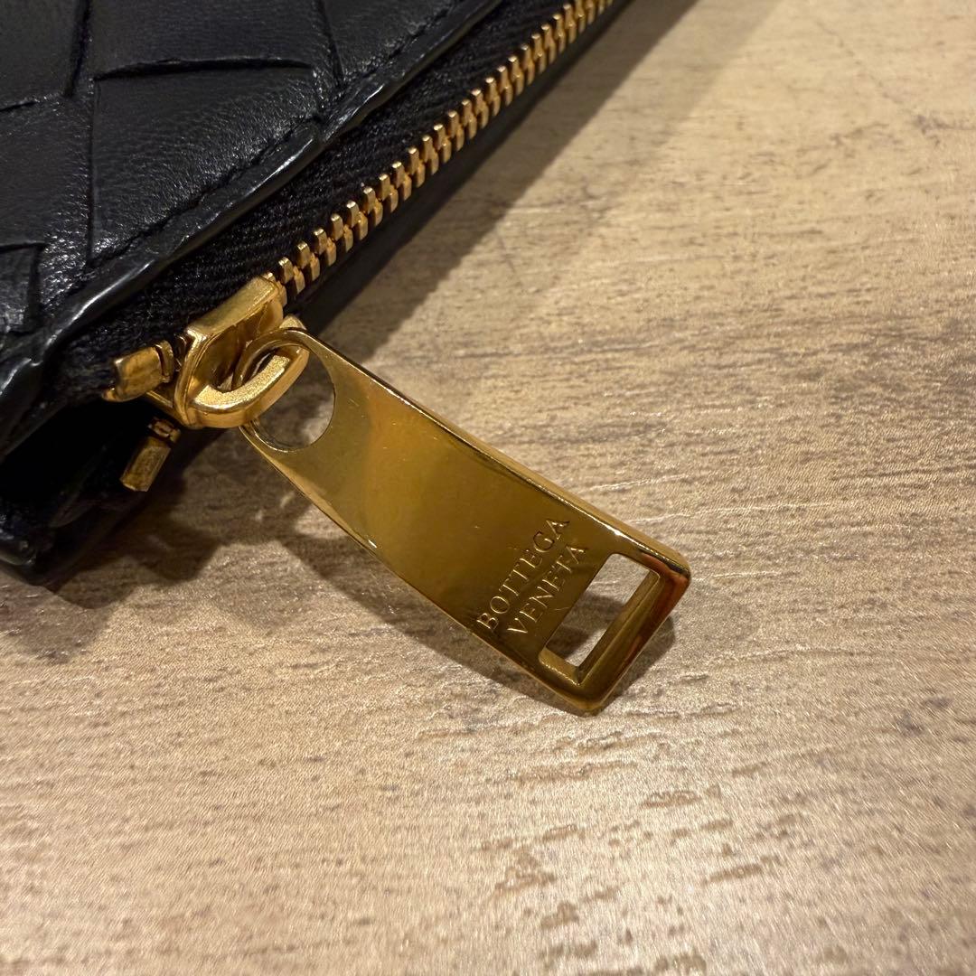 ボッテガヴェネタ BOTTEGAVENETA 財布 二つ折りブラック