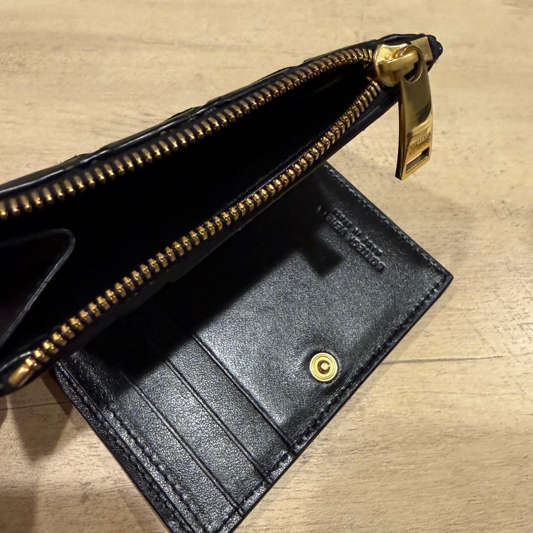 ボッテガヴェネタ BOTTEGAVENETA 財布 二つ折りブラック