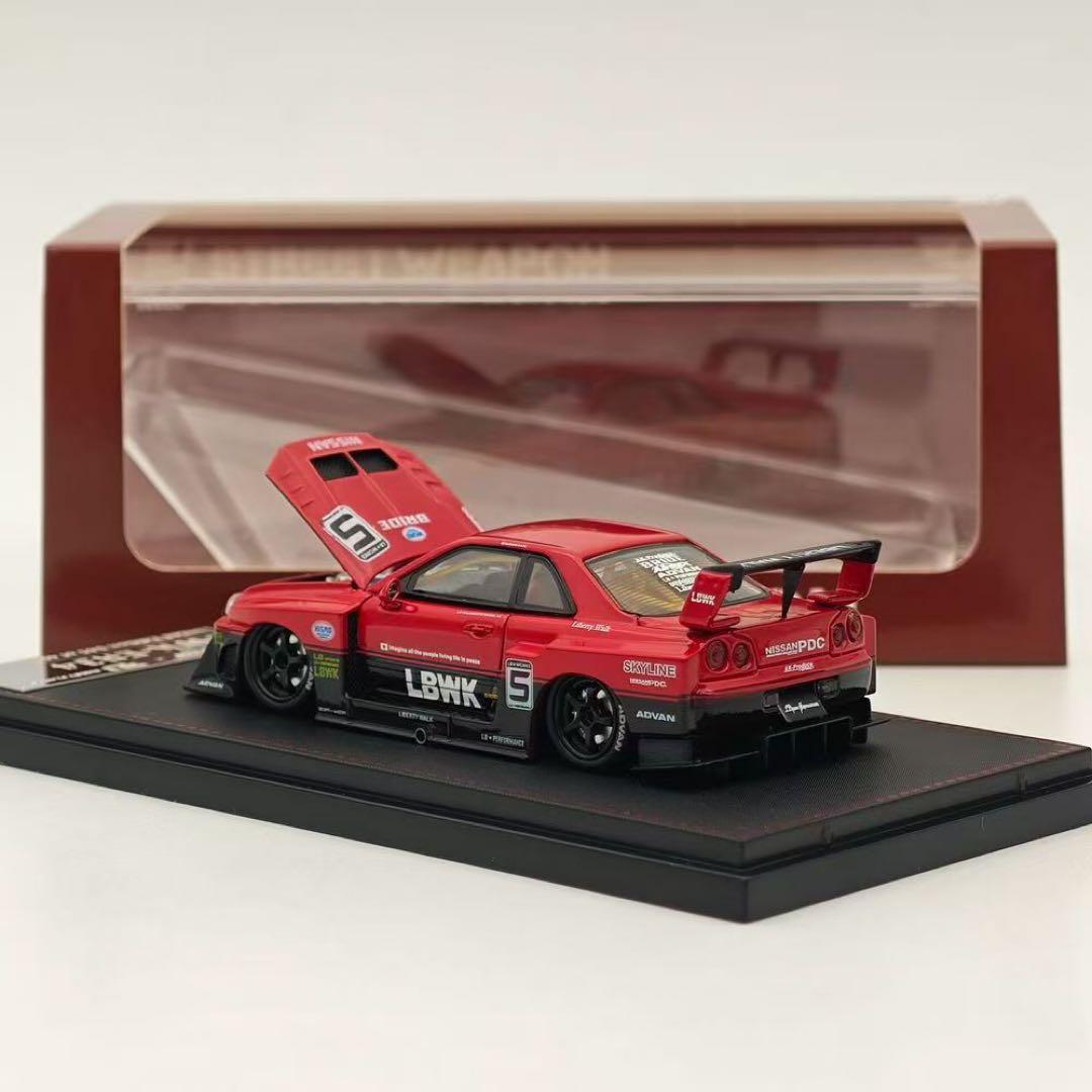 【3台セット】SW 1/64 GT-R ER34 LBWK 限定499