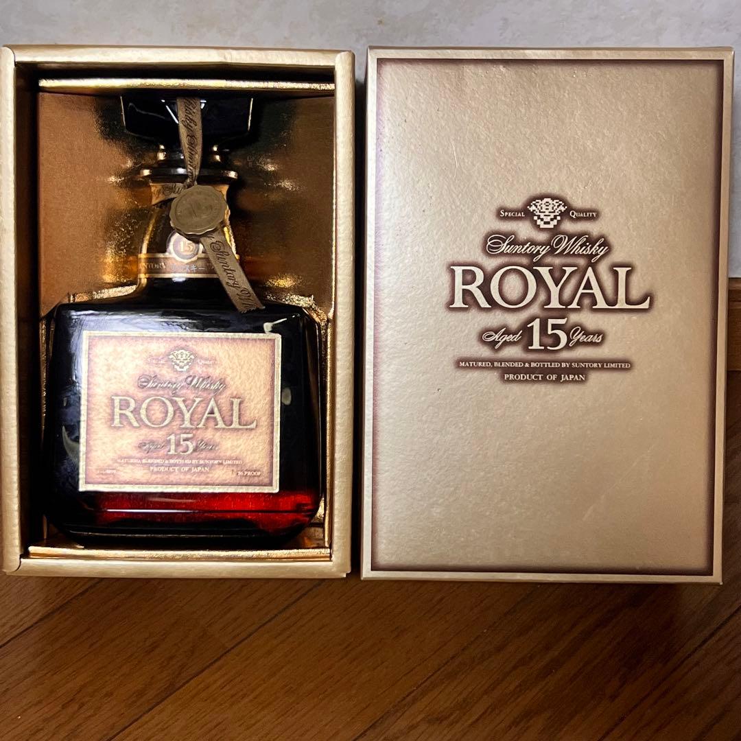 サントリー ローヤル15年 ゴールドラベル ギフト限定品 750ml 古酒