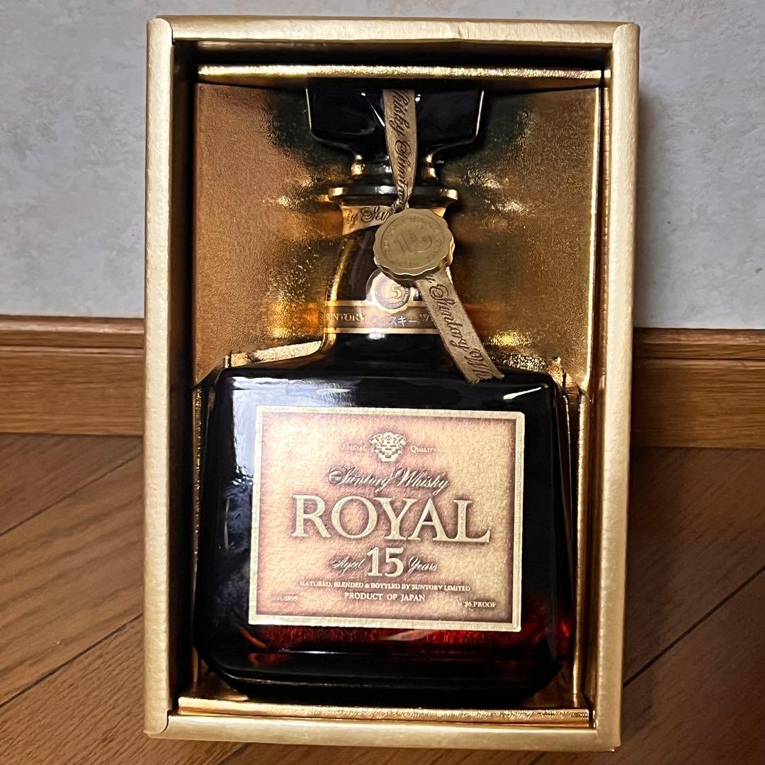 サントリー ローヤル15年 ゴールドラベル ギフト限定品 750ml 古酒