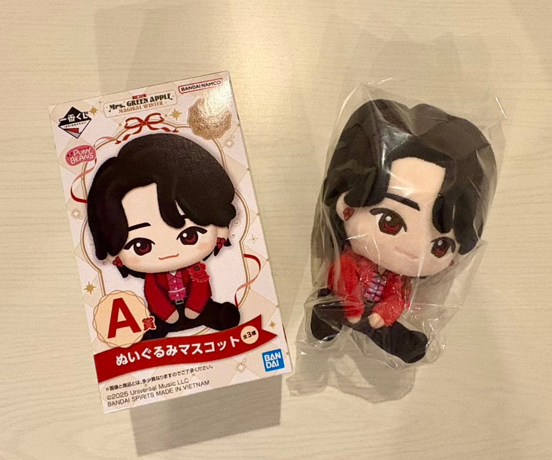 Mrs. GREEN APPLE 一番くじ A賞 マスコットぬいぐるみ 大森元貴