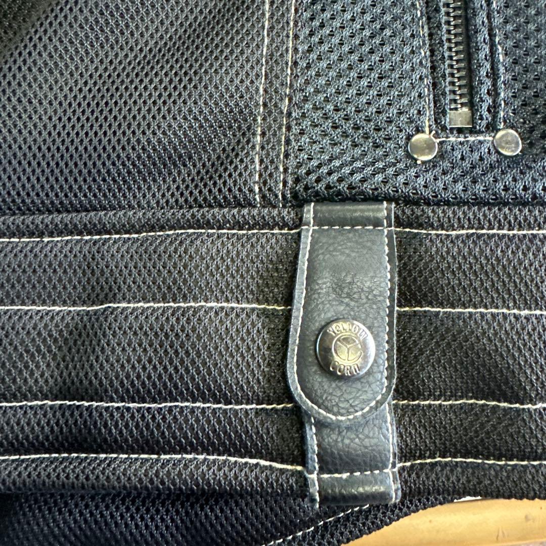 【良品】イエローコーン　YeLLOW CORN　メッシュジャケット LL 黒刺繍