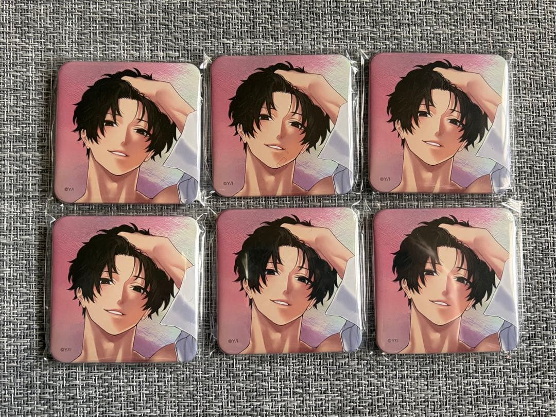 ウェブポン 妹はシスコン兄がめんどくさい D賞 スクエア缶バッジ 真紘