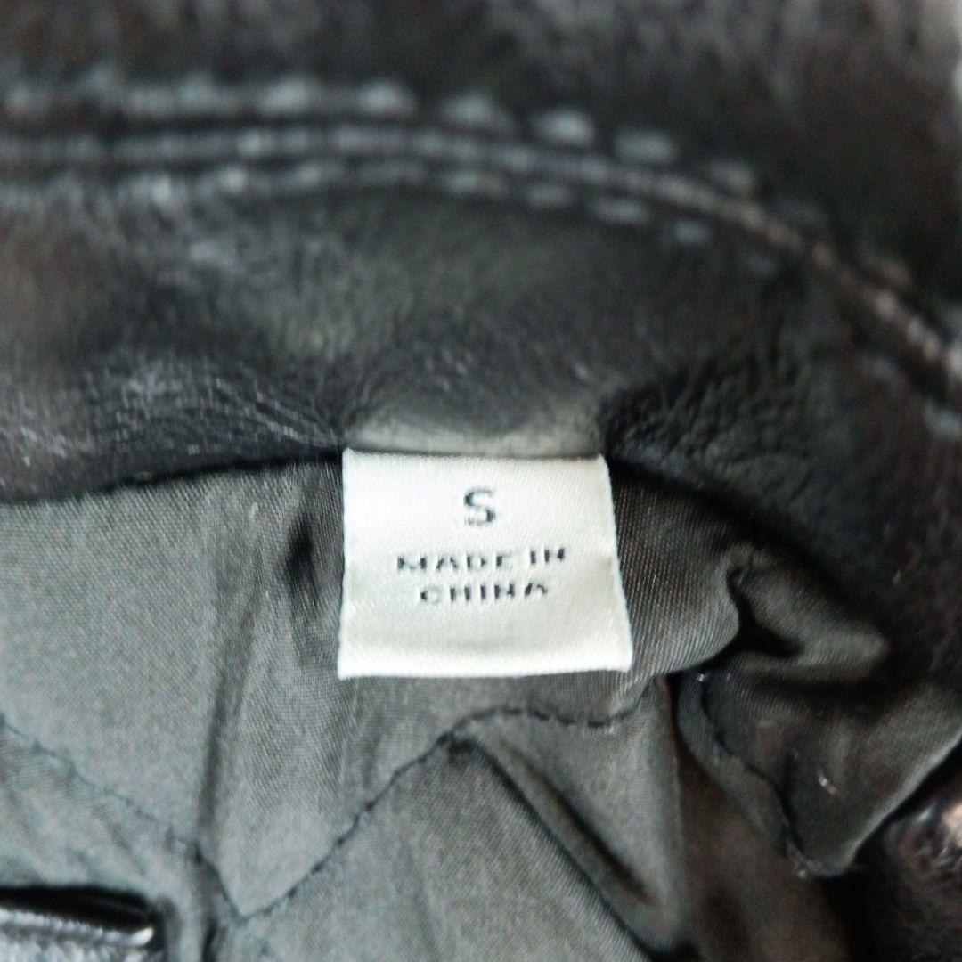 リーバイス レザージャケット A-2 フライトジャケット フェイクレザー 黒 S